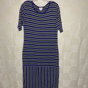LuLaRoe striped dress